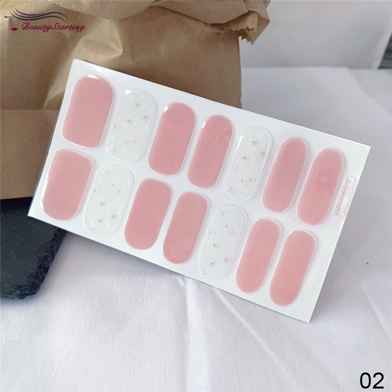 Set 14 Miếng Dán Trang Trí Móng Tay Nghệ Thuật Diy