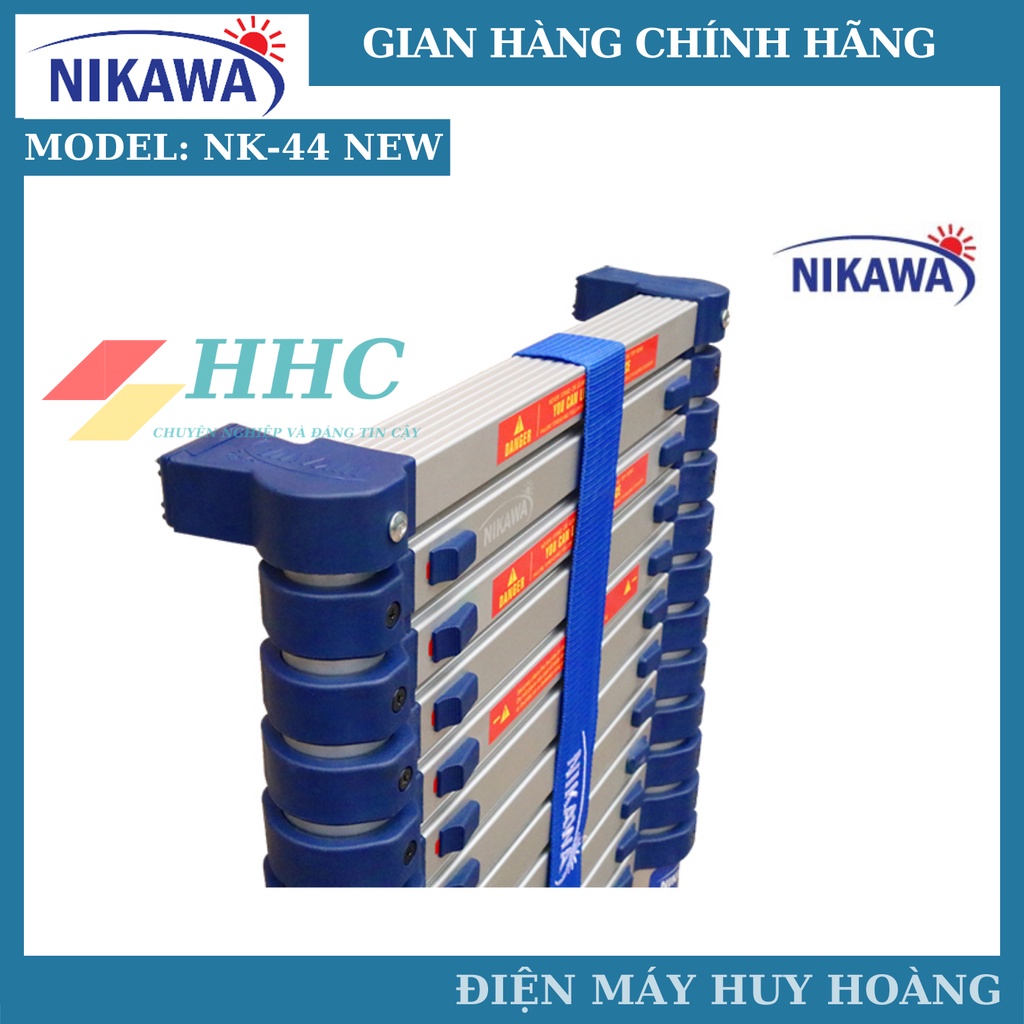 Thang nhôm rút gọn, Thang nhôm rút đơn Nk-44 New, NK-44 Pro model 2021