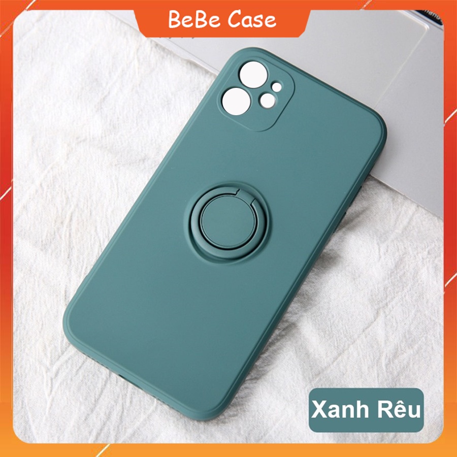 Ốp lưng chống bẩn cho  12 / 12 mini / 12 pro / 12 pro max kèm ring - bảo vệ camera - tặng dây đeo tay