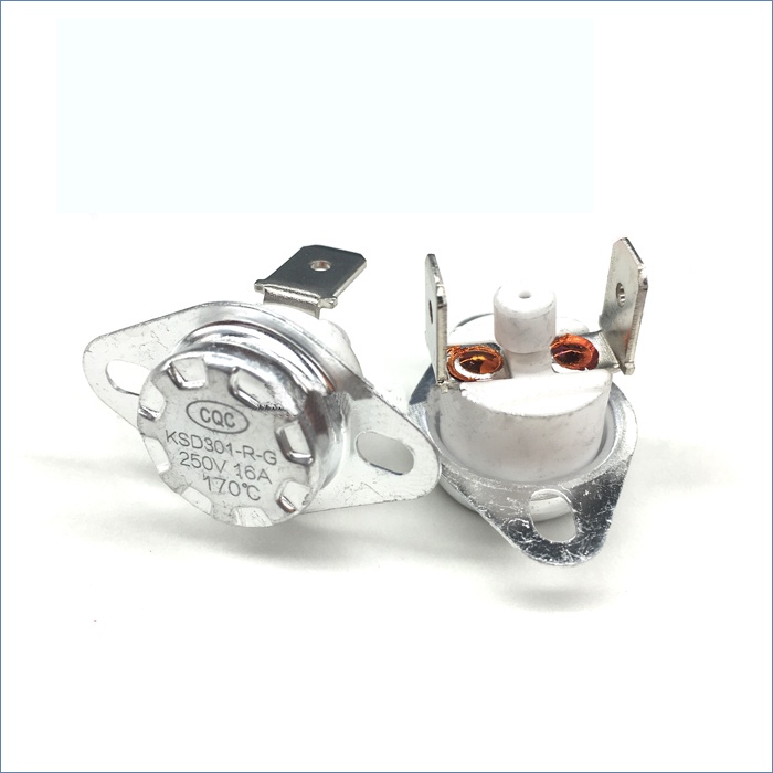 Công Tắc Điều Khiển Nhiệt ksd301 16a 250v 105 170 Độ