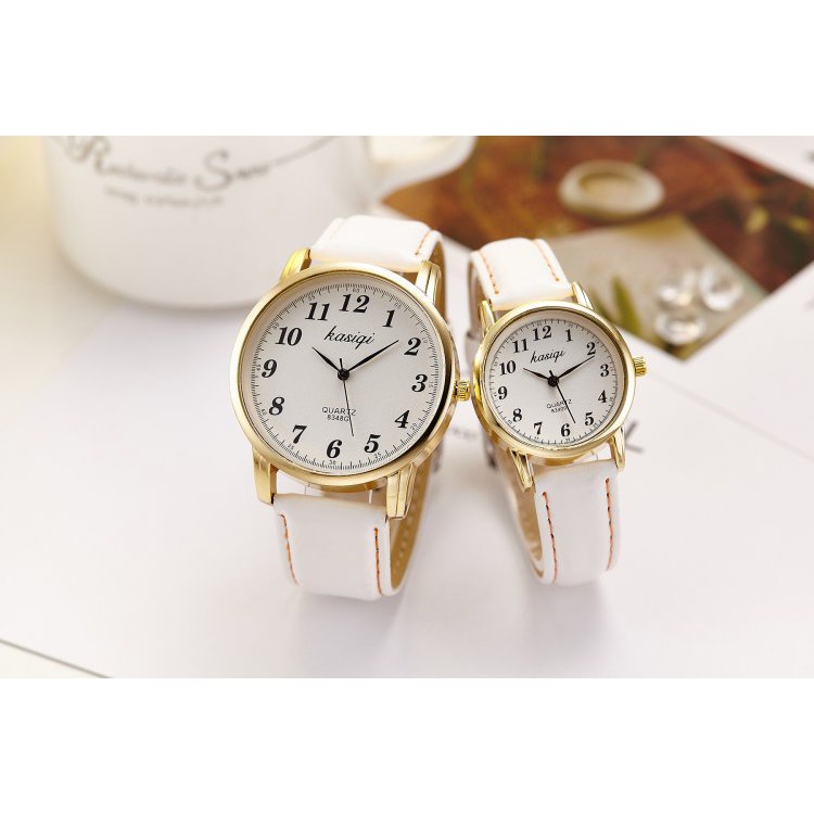 Đồng hồ nam nữ Kasiqi dây da thời trang SP684 (Nhiều màu) | BigBuy360 - bigbuy360.vn