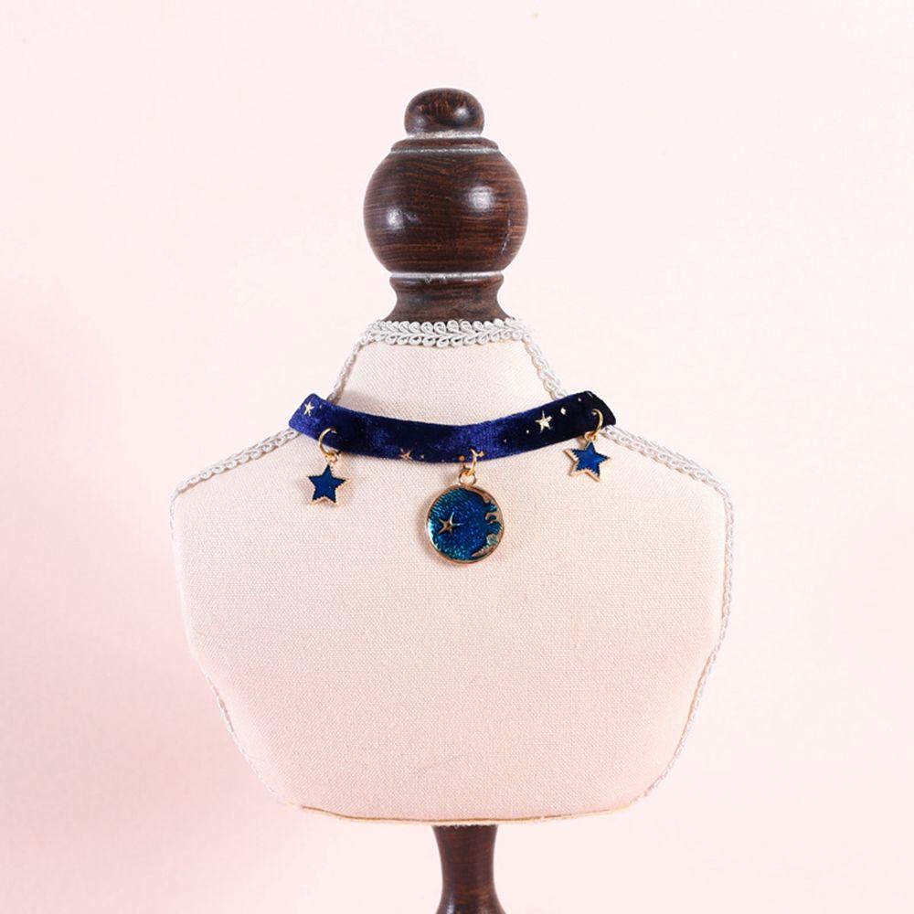 Vòng Cổ Hình Trăng Sao Nhiều Màu / Bông Tuyết / Sao Cho Thú Cưng