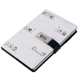 Sổ Nhật Ký Khổ A5 Màu Trắng Có Mật Khẩu