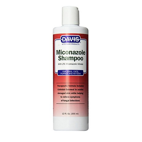 Sửa tắm trị nấm da cho chó mèo Miconazole davis Mỹ