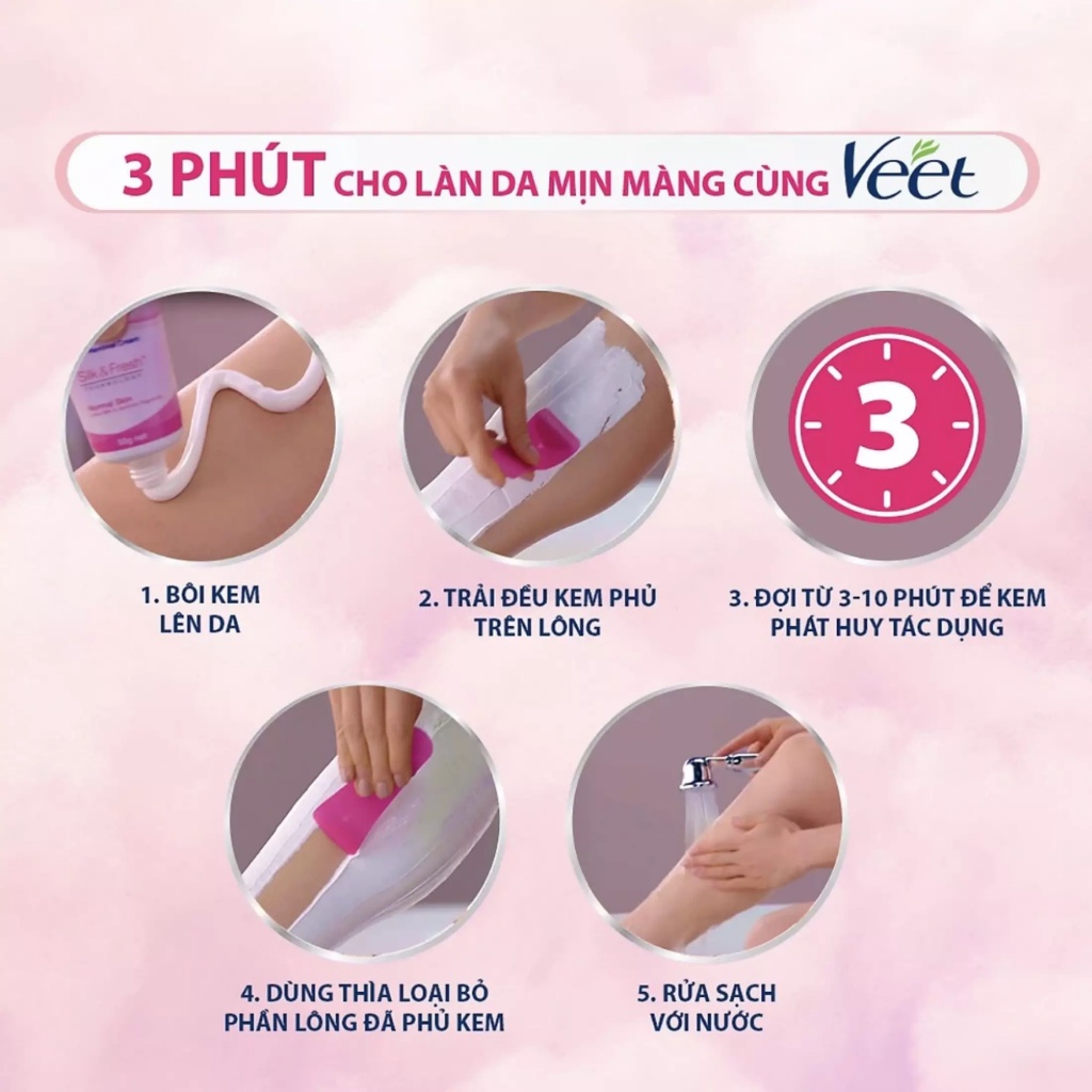 Kem Tẩy Lông Veet, Wax Tẩy Lông Của Pháp, Kem Wax lông sạch sẽ