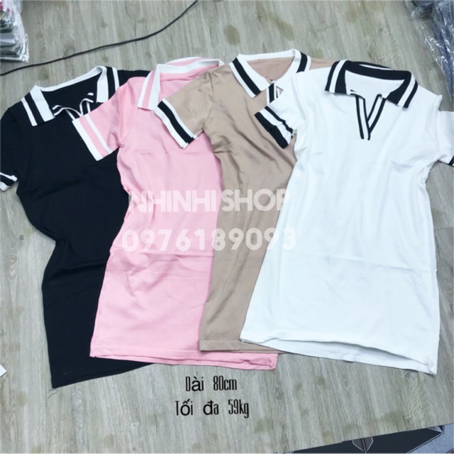 Đâm, Váy len suông cổ đức viền trắng ngắn tay TT1368 - NhiNhi Shop | BigBuy360 - bigbuy360.vn