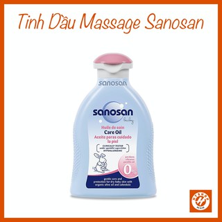Dầu Massage Sanosan Chiết Xuất Oliu Hữu Cơ 200ml