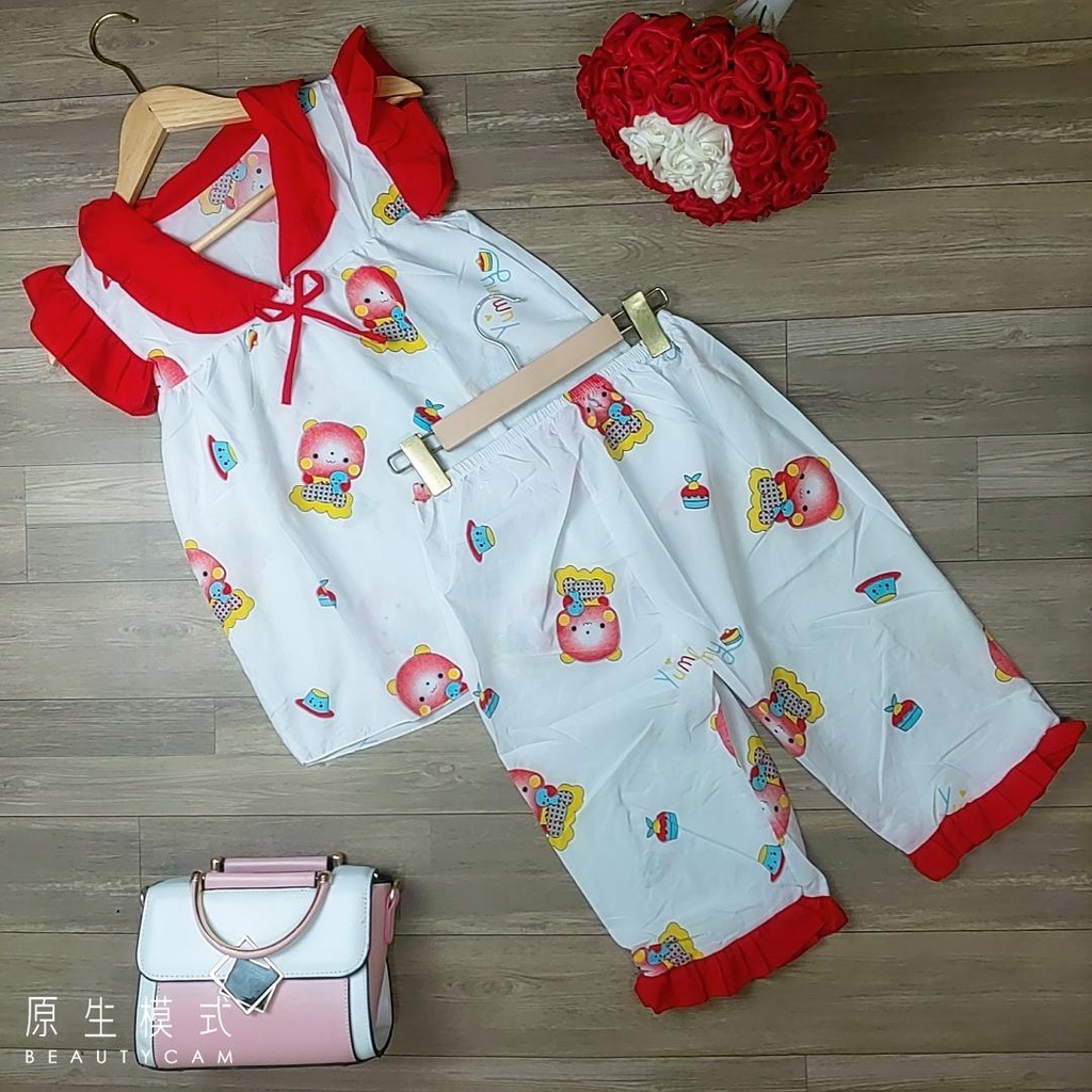 ❌ MẪU HOT❌❌ Đồ bộ  lửng mặc nhà, đồ bộ tiểu thư xinh xắn , kute , dễ thương chipchip90  M00118