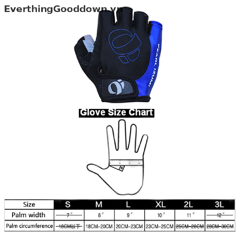 1 Đôi Găng Tay Nửa Ngón Chống Mồ Hôi Khi Lái Xe