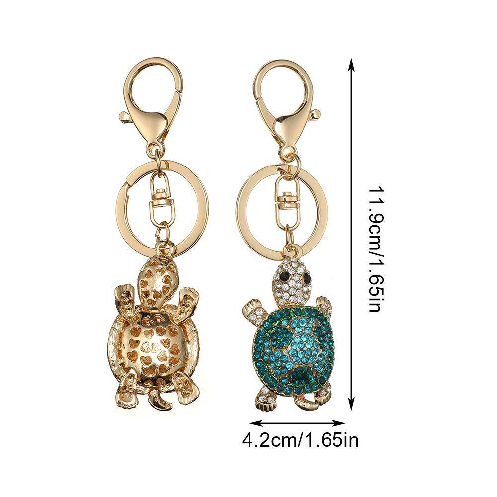 Móc Khóa Hợp Kim Hình Rùa Con Xinh Xắn Thời Trang