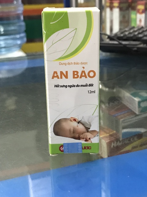 AN BẢO- Dung dịch thảo dược bôi muỗi đốt.