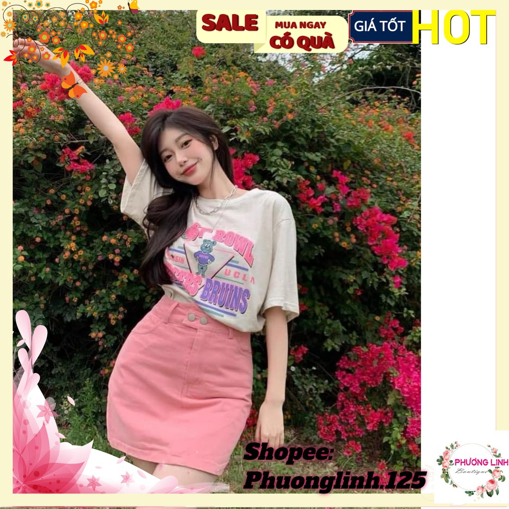 SET ÁO PULL BOWN MIX CHÂN VÁY HỒNG NGẮN CHO NỨ | BigBuy360 - bigbuy360.vn