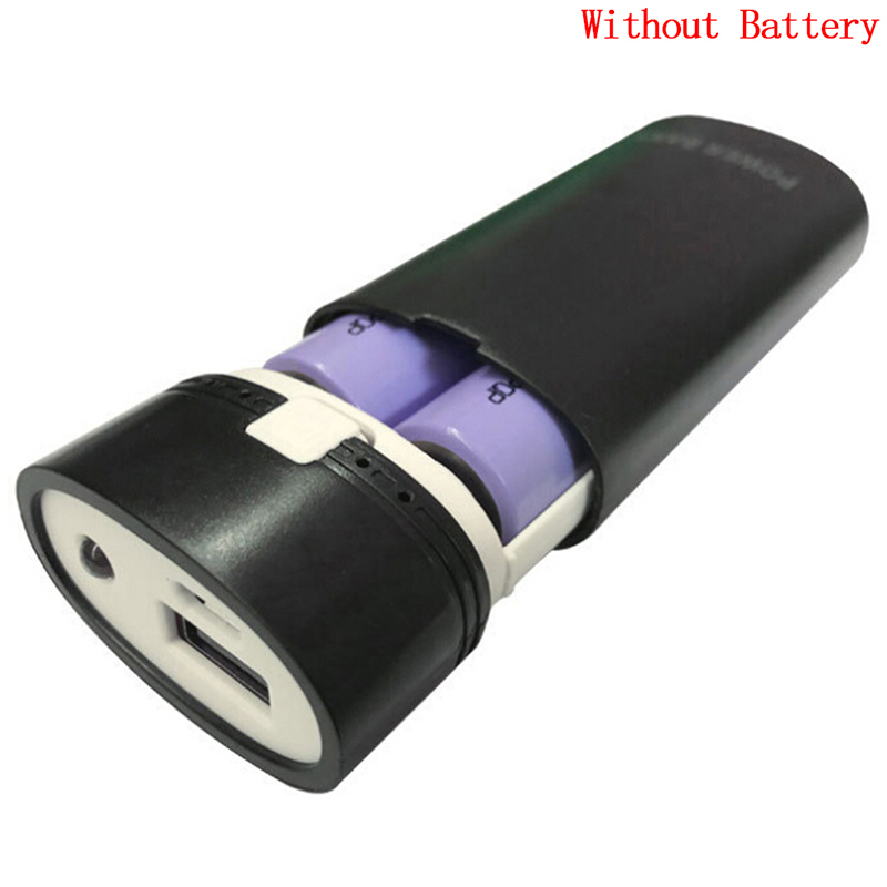 Sạc Dự Phòng 2 Pin 18650 Usb Có Đèn Flash Ban Đêm