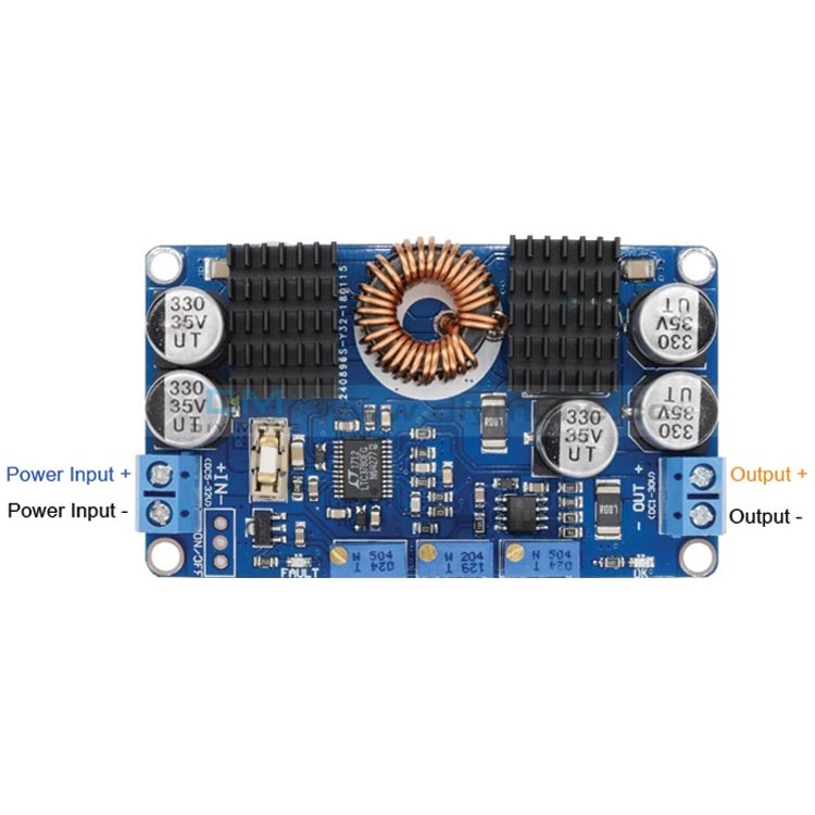 Mạch LTC3780 tự động Tăng Giảm DC-DC 1V-30V Có Chỉnh Dòng 130W, buck boost DC DC hiệu suất cao 10A