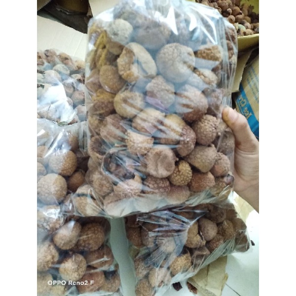 1kg vải sấy chấm vỡ