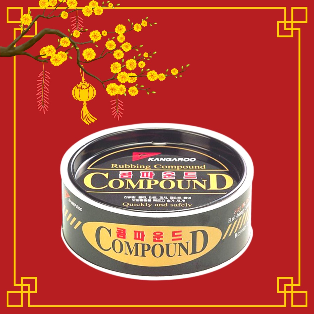 ▼Sáp xóa mờ xước xe Compound Klink làm vết xước, không bay màu sơn, dành cho mọi sơn ô tô, nhập khẩu Hàn Quốc