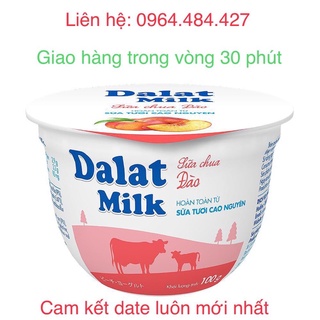 Sữa chua Đào Dalatmilk 100g (Chỉ giao ở Tp hcm )