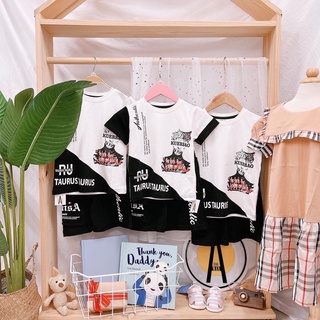 Bộ hiphop túi hộp cho bé trai, quần ngố phong cách ngầu conf sz 14,16,18