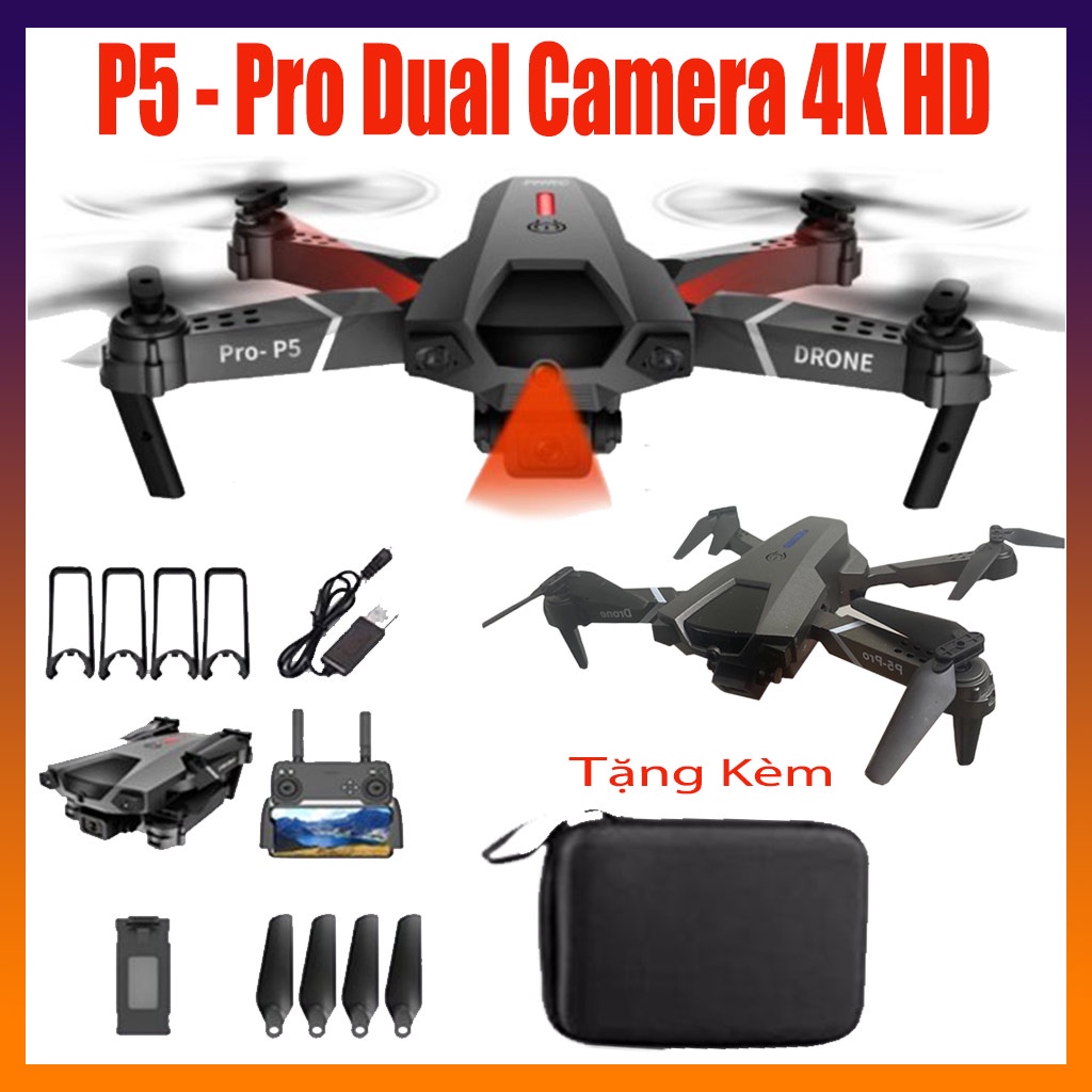 ✅Update✅Máy bay camera 4k flycam mini giá rẻ điều khiển từ xa quay phim chụp ảnh, cảm biến va chạm có tay cầm điều khiển