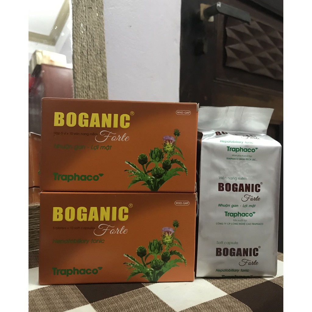 Boganic Forte Traphaco (viên nang mềm) Nhuận gan-Lợi mật