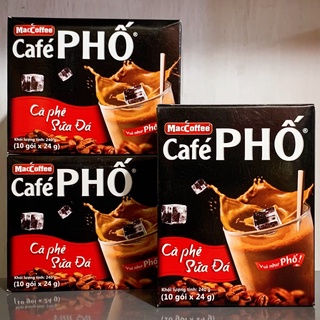 Cà Phê Phố (Cà Phê Sữa Đá) Hộp 240g (10 Gói x 24g)
