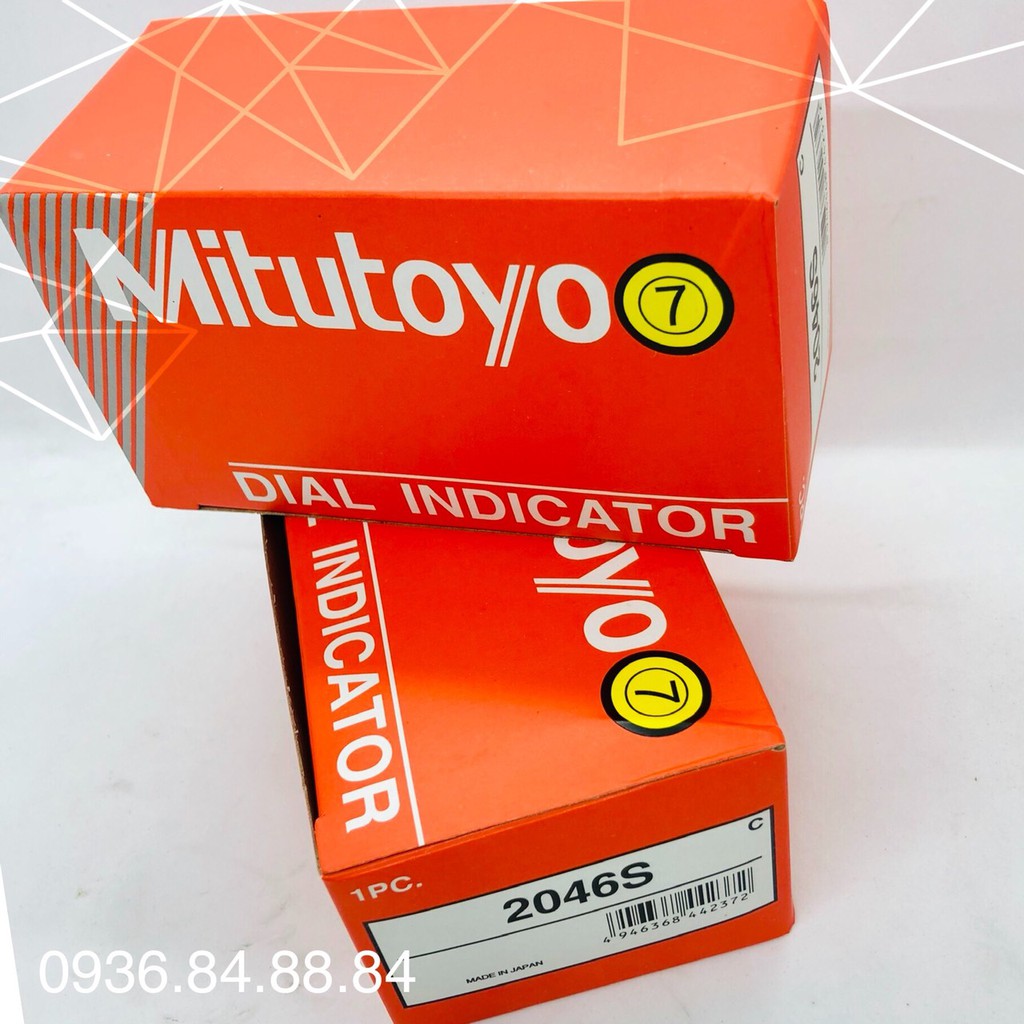 Đồng hồ  cân biên , đồng hồ so Mitutoyo 2046S (0-10mm/0.01) 💥FREESHIP💥dụng cụ đo cơ khí