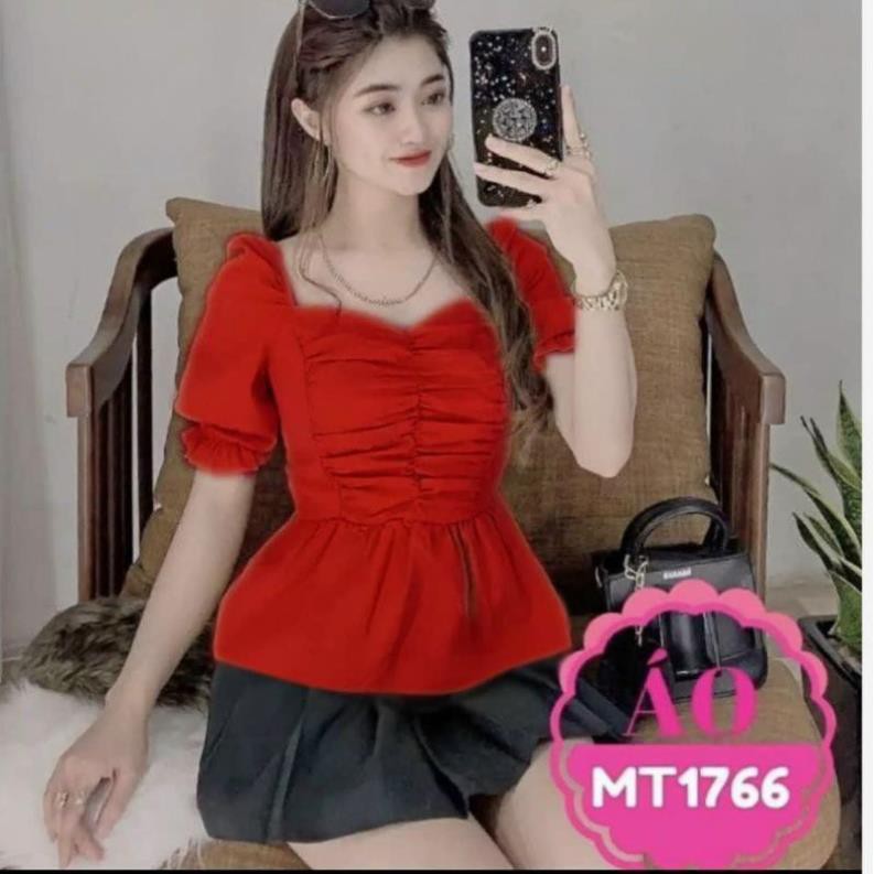 65-85kg Bigsize ÁO KIỂU PEPLUM NHIỀU MÀU GIÁ RẺ 😍