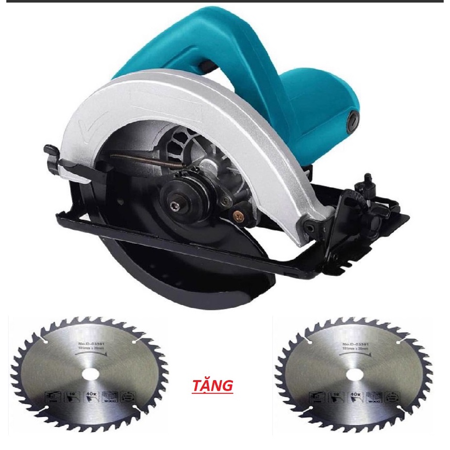 Máy Cắt Gỗ, Máy Cưa Gỗ Cầm Tay Lưỡi 185mm Tặng Kèm 2 Lưỡi Cắt