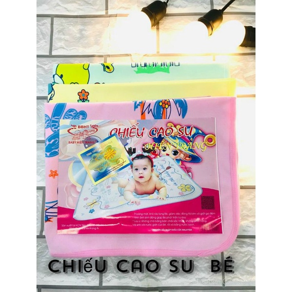 Chiếu Cao Su Chống Thấm 2 Lớp Cho Bé Loại To - Nhiều Mẫu