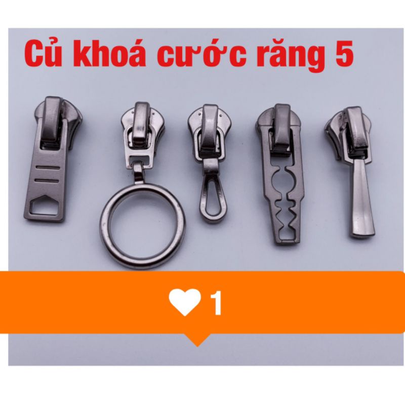10 chiếc củ khoá cước răng 5 thấy khoá áo khoác,túi xách,ball,chăn ga