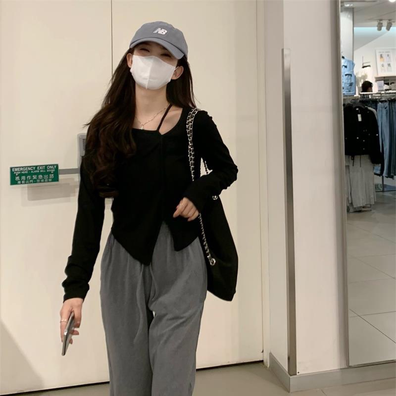 IELGY Áo Thun Ngắn Dáng Ôm Thiết Kế Độc Đáo Thời Trang Cho Nữ