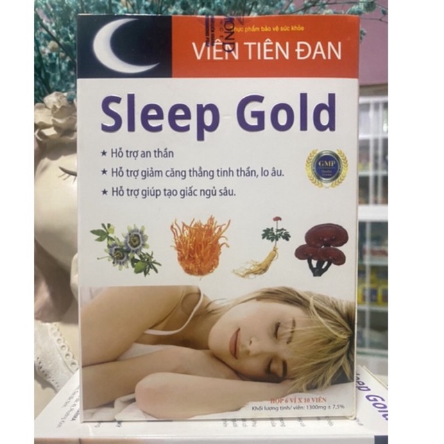 Viên an thần Sleep Gold - Giúp ngủ ngon, giảm căng thẳng