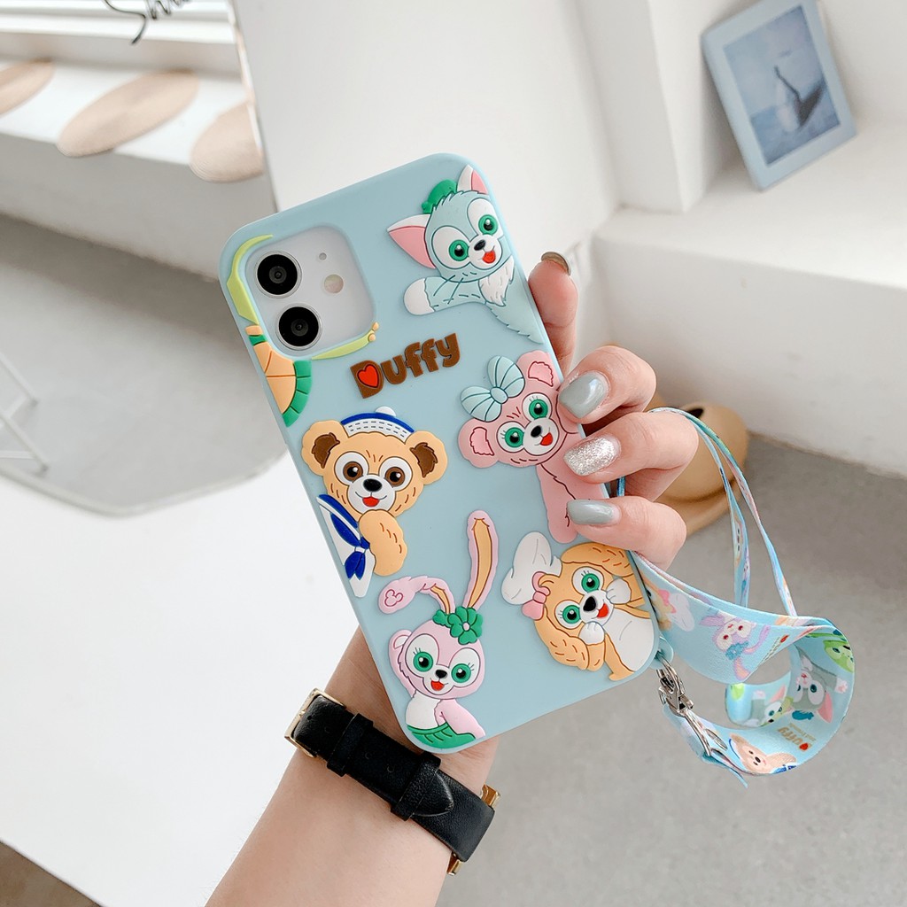 Ốp điện thoại silicon mềm hình hoạt hình 3D thích hợp cho Iphone 12 Pro Max 11 Pro Max Xs Max Xr X 7 8 Plus 6 6s Plus