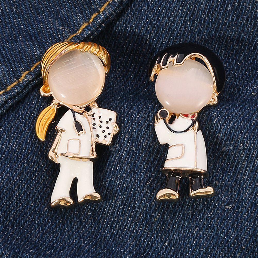 MELODG Trâm Cài Áo Y Tá Đính Đá Sang Trọng