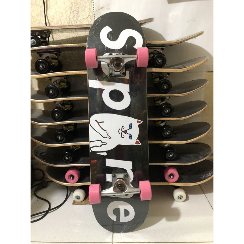 [NEW CHÍNH HÃNG] Ván Trượt Cao Cấp Skateboard Mặt Nhám gỗ ép 7 lớp chịu lực