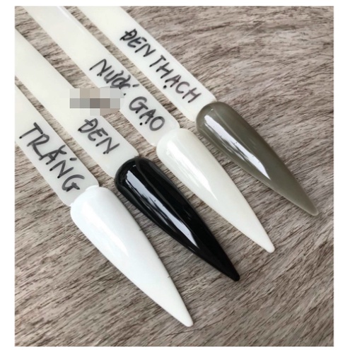 Sơn Gel AS Nước Gạo , Thạch Đen, Đen, Trắng chai đen đỏ bất kỳ