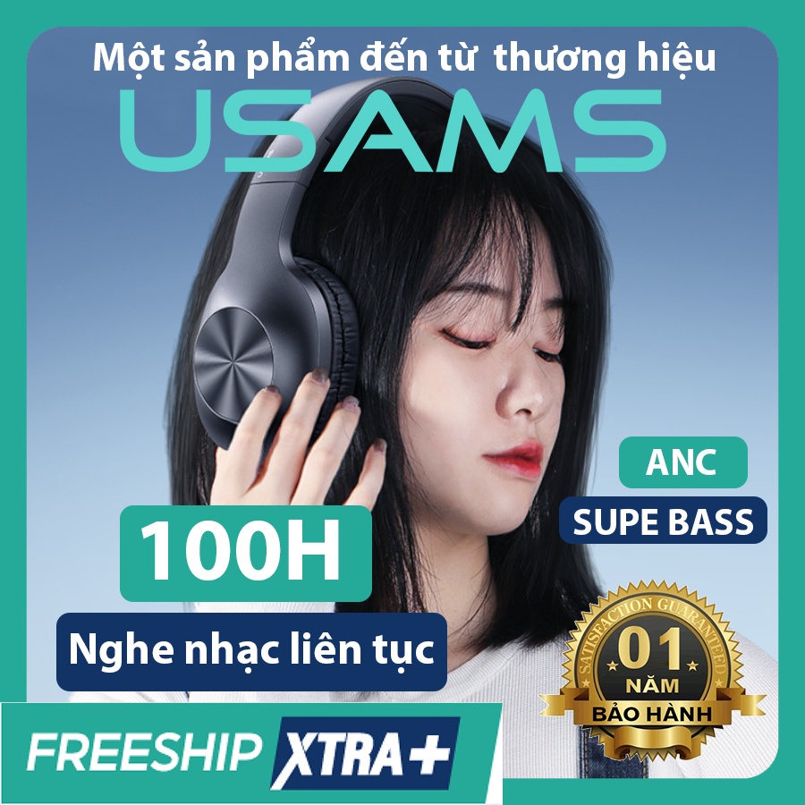 Tai nghe chụp tai bluetooth ,Tai nghe pin trâu, Âm siêu trầm YX05-TWS, 100 giờ nghe nhạc liên tục