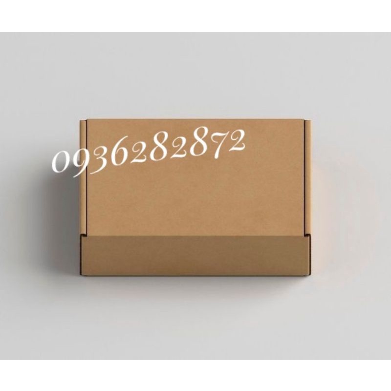 Hộp carton gói hàng, đầy đủ kích thước, hộp dày dặn, sóng B cứng cáp, chịu lực tốt