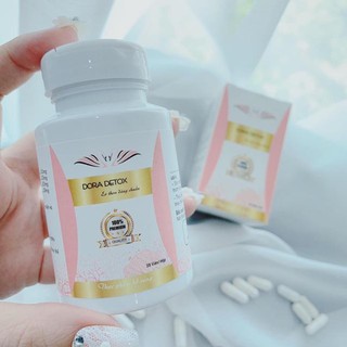 [HÀNG CHÍNH HÃNG] Giảm cân detox - dora ( Tặng kem dưỡng ẩm johnson bb) được kiểm tra hàng trước khi nhận✔️