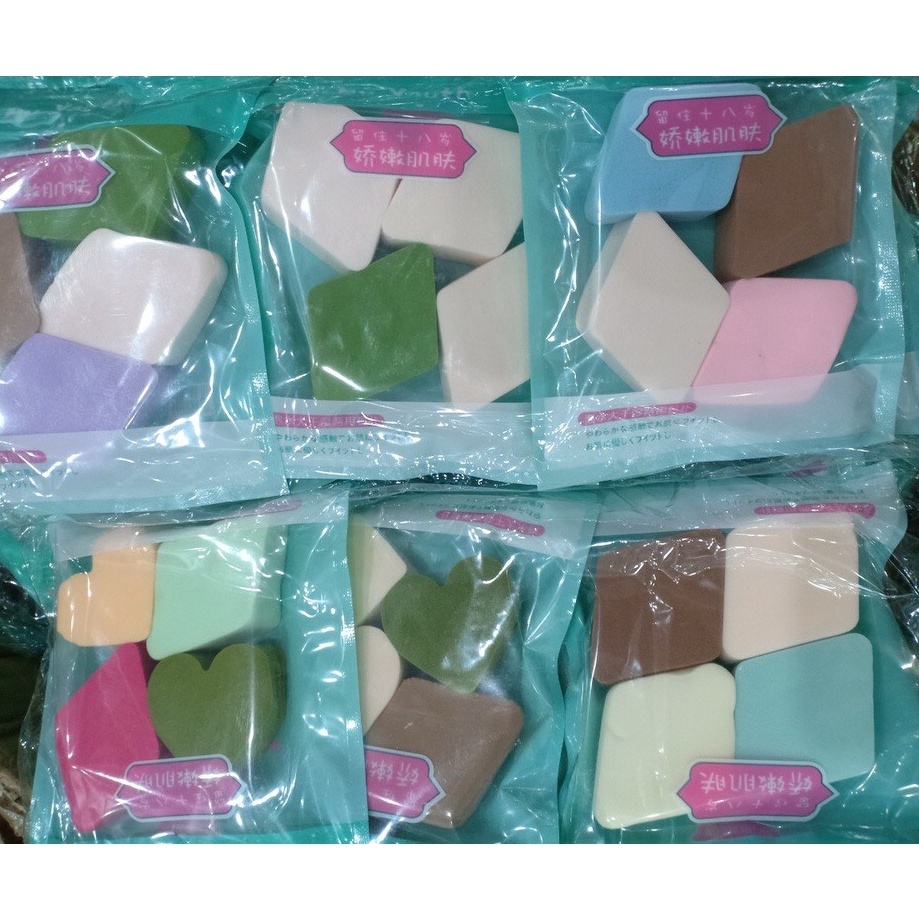 Bông Phấn 4 miếng Wedge Sponge 4PCS