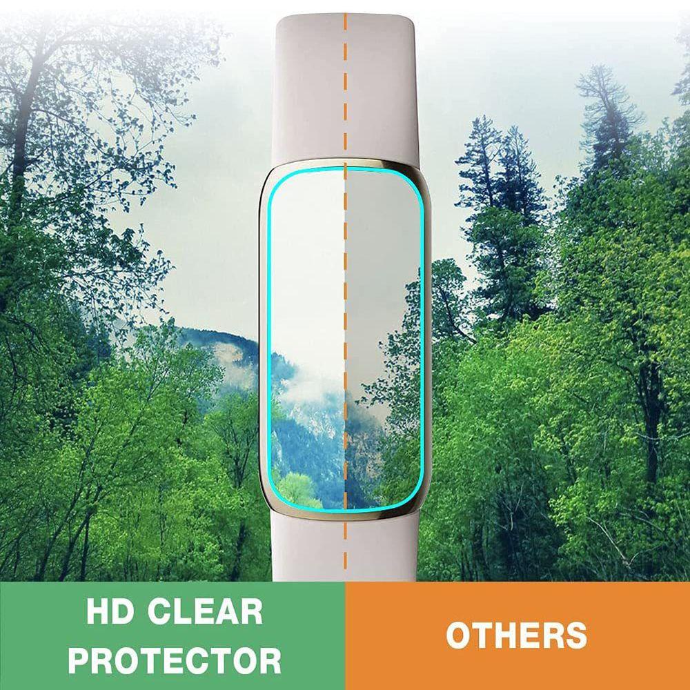 BEBETTERM Set 5 Phim Dán Bảo Vệ Màn Hình Cho Đồng Hồ Thông Minh Fitbit Luxe