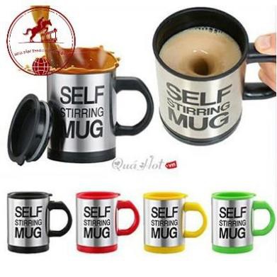 Cốc Pha Cà Phê Thông Minh Tự Khuấy Self Stirring Mug, Dùng Pin Tiện Dụng