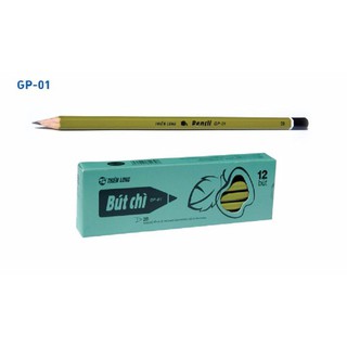 Bút chì gỗ gp-01 2b 10 cây 1 hộp