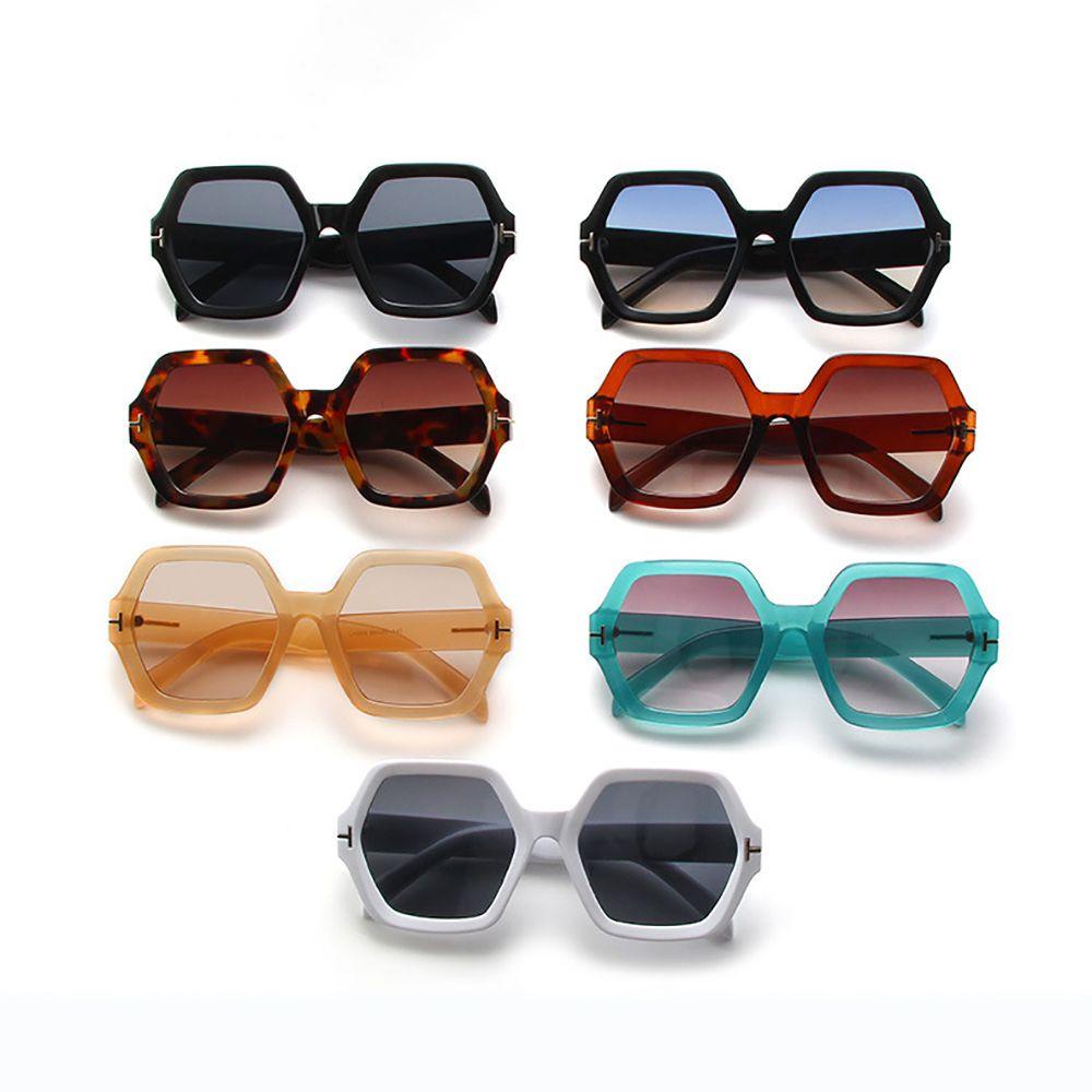 Kính Chống Bức Xạ UV400 Tròng Lớn Phong Cách Hàn Quốc Cho Nam Và Nữ