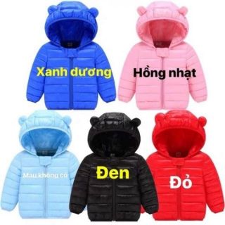 Áo phao tai gấu cho bé
