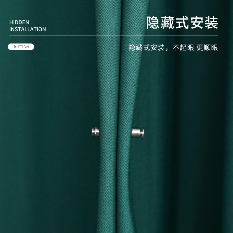 Cặp Khóa Rèm Cửa Bằng Kim Loại 20MM Chống Rò Rỉ Có Nam Châm Tiện Dụng