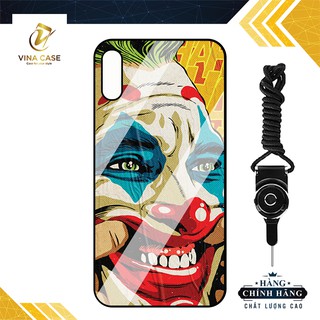 Ốp lưng kính cường lực Samsung A50/A50S/A30S in hình Joker Harley Quinn -Tặng kèm dây đeo điện thoại