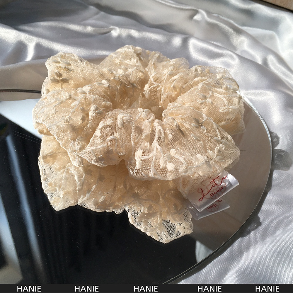 HANIE - Dây chun buộc tóc Ren Scrunchies Handmade