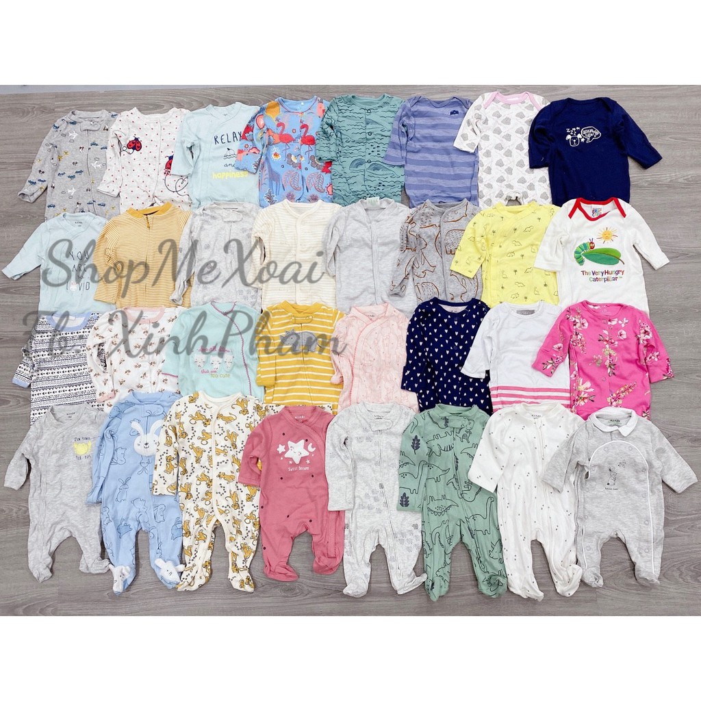 [Size Newborn] Body sleep, bodysuit cho bé sơ sinh (3-5kg)