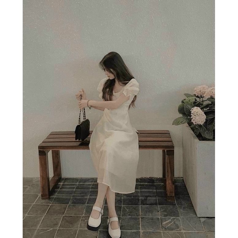 Váy Đầm Dự Tiệc Trễ Vai Dài Phong Cách HQ Cực Xinh Sang Chảnh HOTTREND  - ĐĂNG QUANG CLOTHER